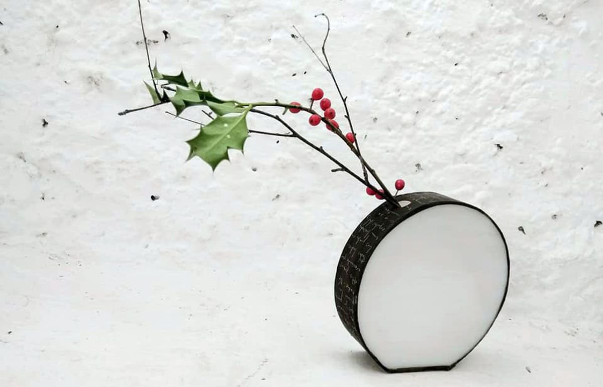 Ikebana - vase by Art en Vidre Ingrid Sole