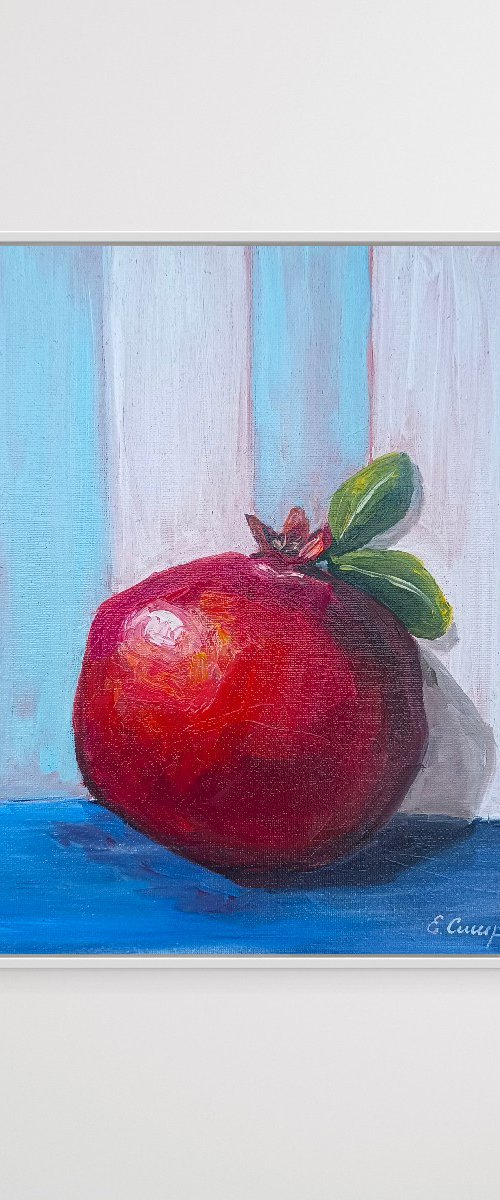 Pomegranate Stil Life by Evgenia Smirnova