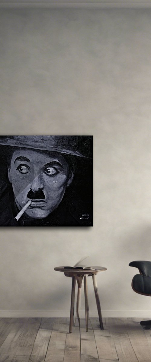 Charlie Chaplin Portrait by Kheder