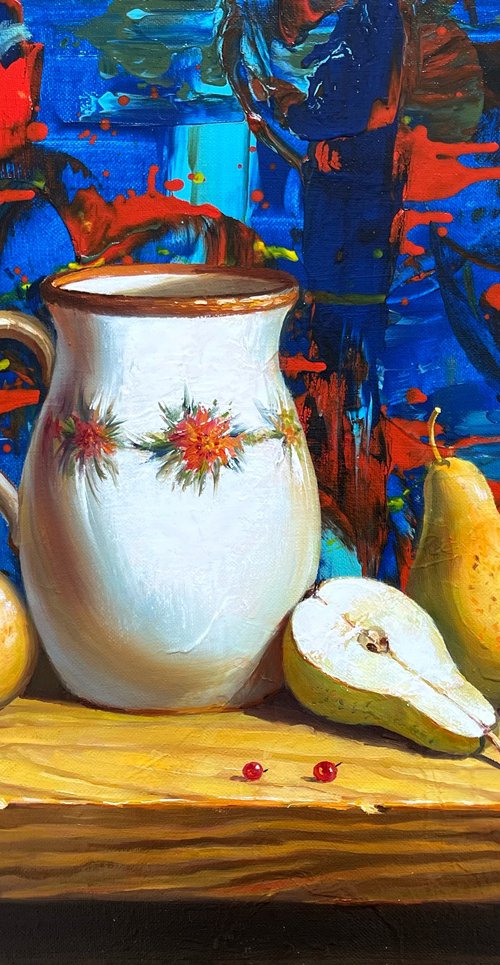 Ripe pears by Olena Romanenko