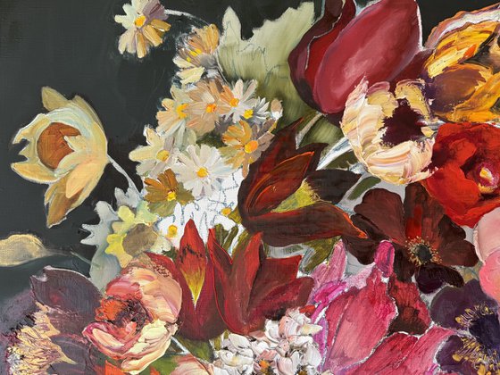 SURROUNDED BY FLOWERS