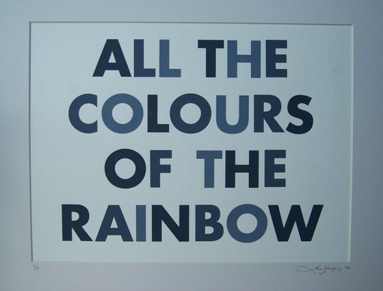 All the colours of the rainbow