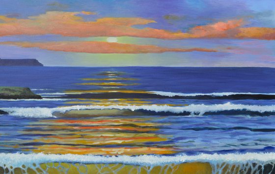 Dusk seascape