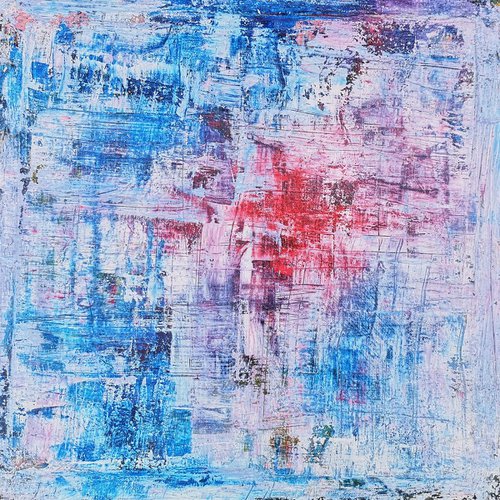 Diffuse blue #1 (65x65cm) by Toni Cruz