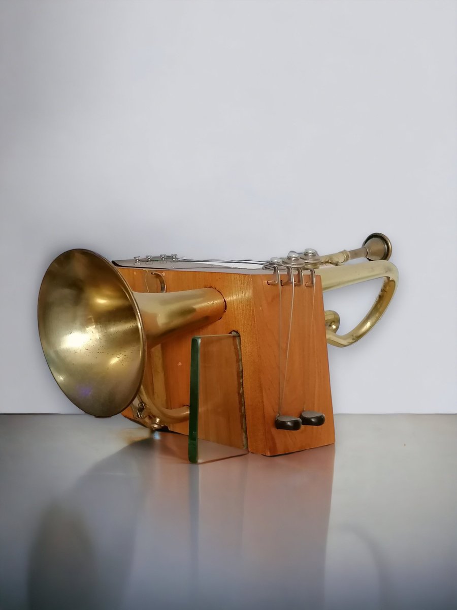 Urban And Pop Still Life Sculpture By Alan Harris, 20 X 9, Embraced, Original Artwork