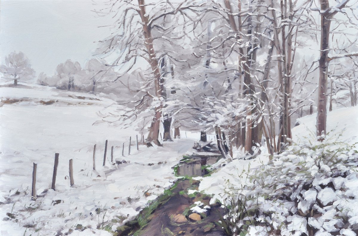 November 28, first snowfall in Saint Vincent by ANNE BAUDEQUIN
