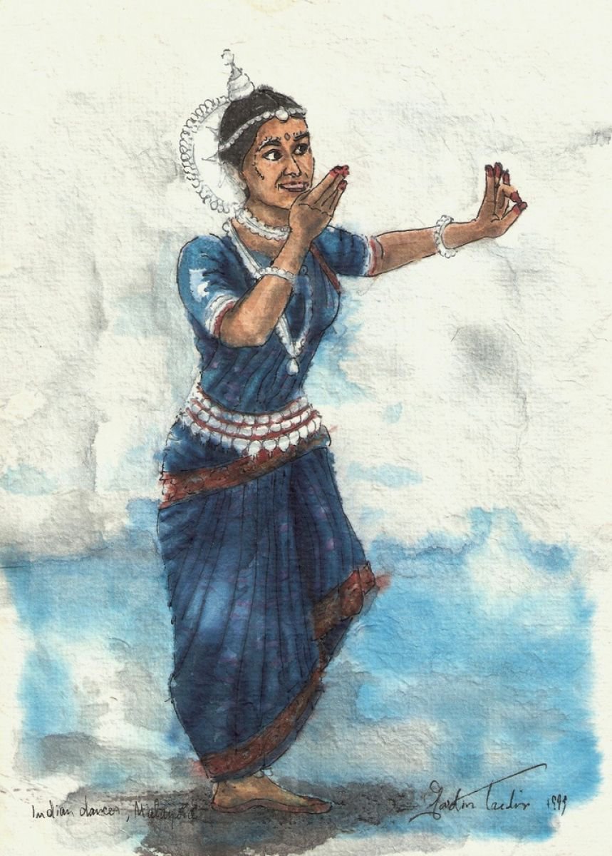 Indian Dancer, Malaysia by Gordon Tardio