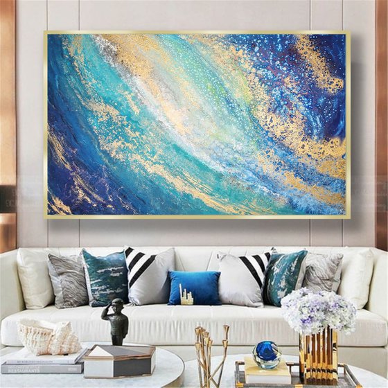 Waves underneath (100x150cm)