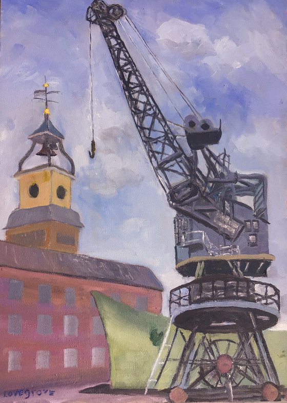 Dockyard crane at Chatham