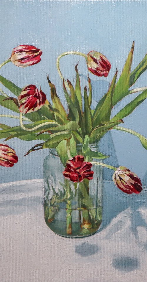 Tulips' dance by Elena Nabokova