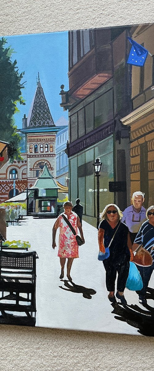 Summer On Vaci Street Budapest by Joseph Lynch