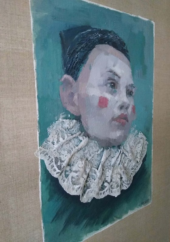 Portrait of a Pierrette