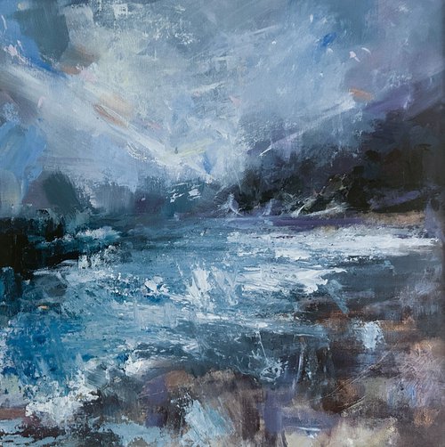Windy and salty, Cornwall by Agnieszka Lokaj