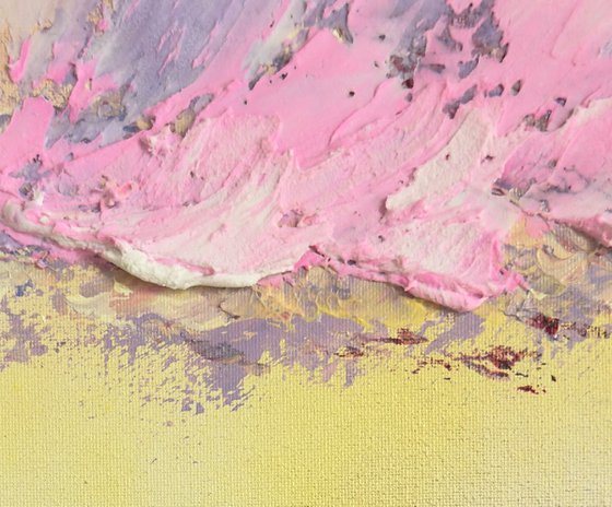 Rainbow clouds sunset 2 30x30cm