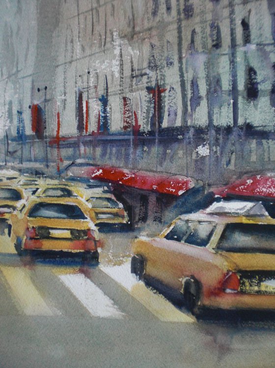 yellow cabs in New York 4