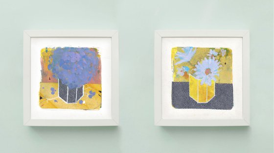 Set of two paintings - Tinies #4