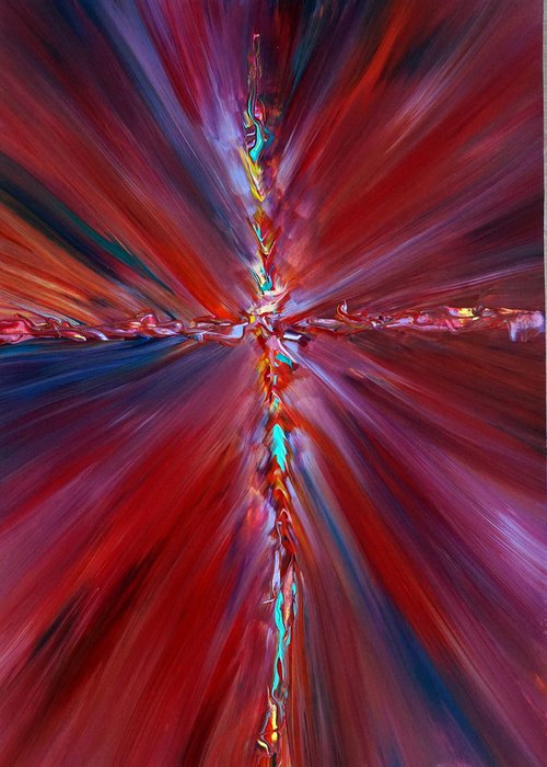 Multi Color Cross-Examination Explosion 04 by Richard Vloemans