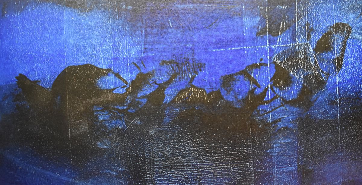 Moon Moon no. 8 - monoprint Monoprint: Hilde Hoekstra