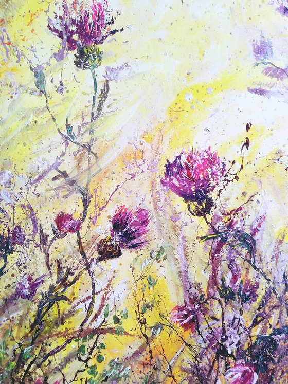 Large Burdock Painting