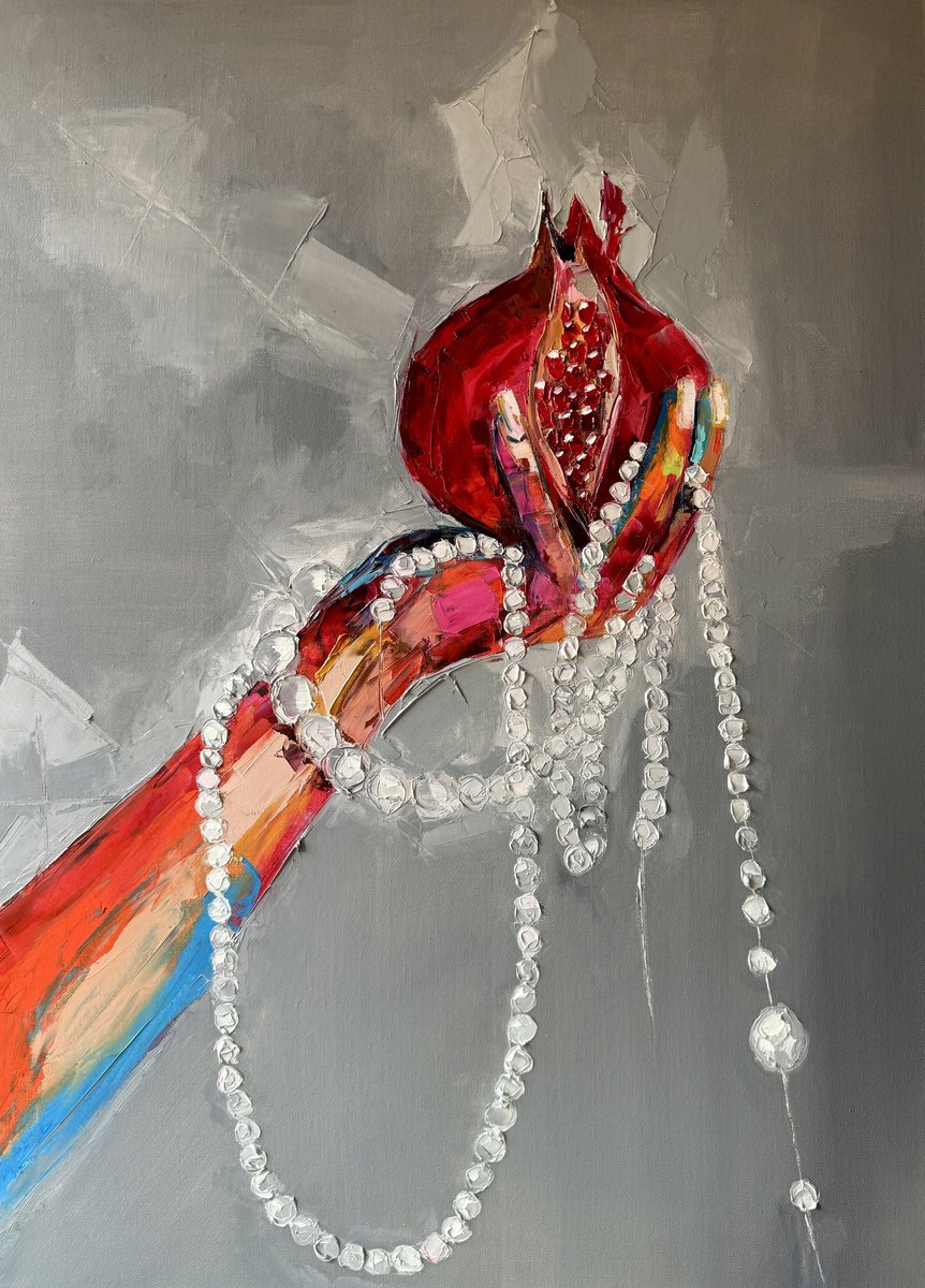 Expressive Oil Painting , Abundance Is In Your Hands By Lina Redford, 24 X 31, Artwork For Sale On Artfinder