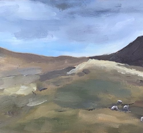 Brecon Beacons, Cadair Fawr An original oil painting. by Julian Lovegrove Art