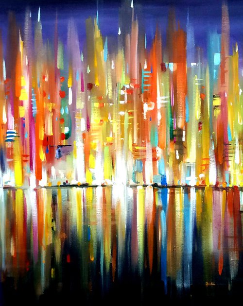 Magic of City Lights II by Samiran Sarkar