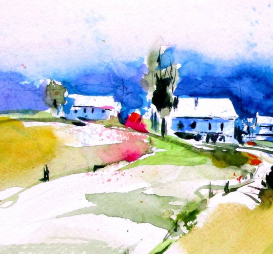 Farm after storm