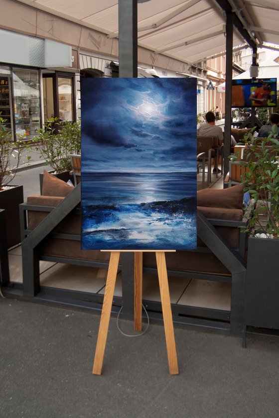 "Moonlit Seascape" Special Price!!!