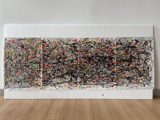 RhythmofColorinFourQuadriptych