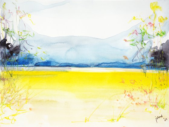 Summer Landscape 21-4 9x12in (22x30cm)