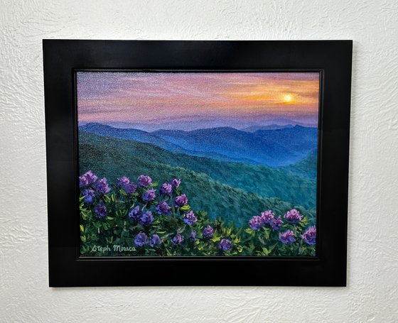 Sunset Over the Appalachian Ridge