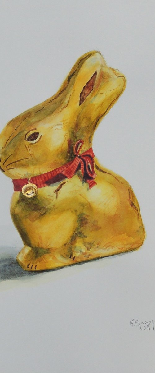 Lindt Easter Bunny by Krystyna Szczepanowski