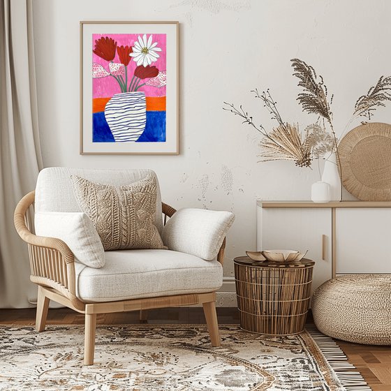 Striped Vase artwork