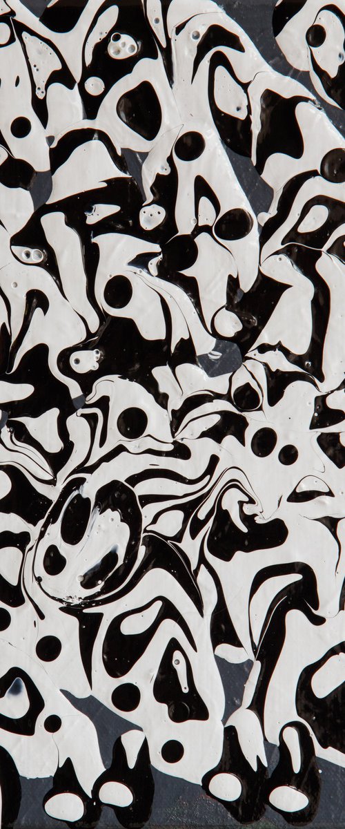 Monochrome Abstract 9 by Phil Smith