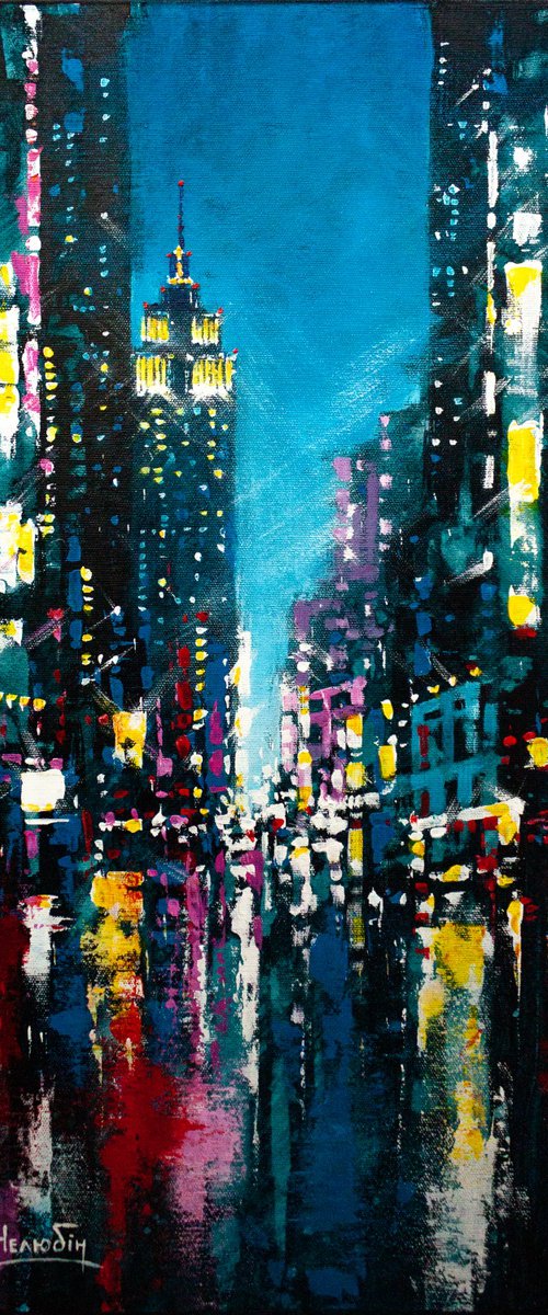 Night city by Aleksandr Neliubin