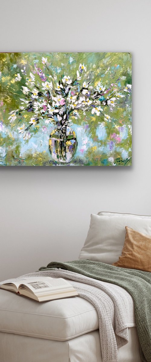 A Vase from My Summer Garden by Pooja Verma