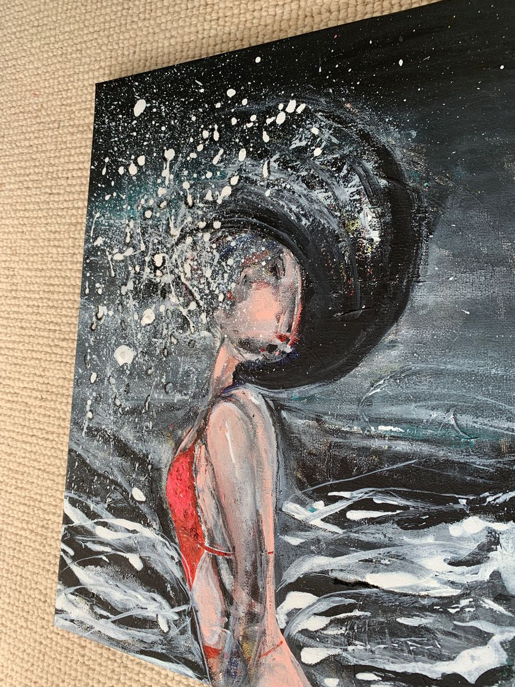 Water Spray Ocean Artwork For Sale Original Blac Artfinder