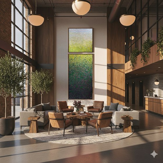 In search of silence- 2 (green)