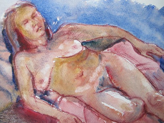 reclining female nude