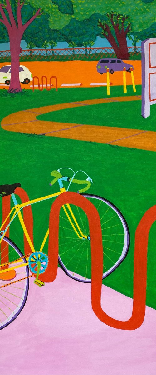 Bike in the Park by Sue Graef