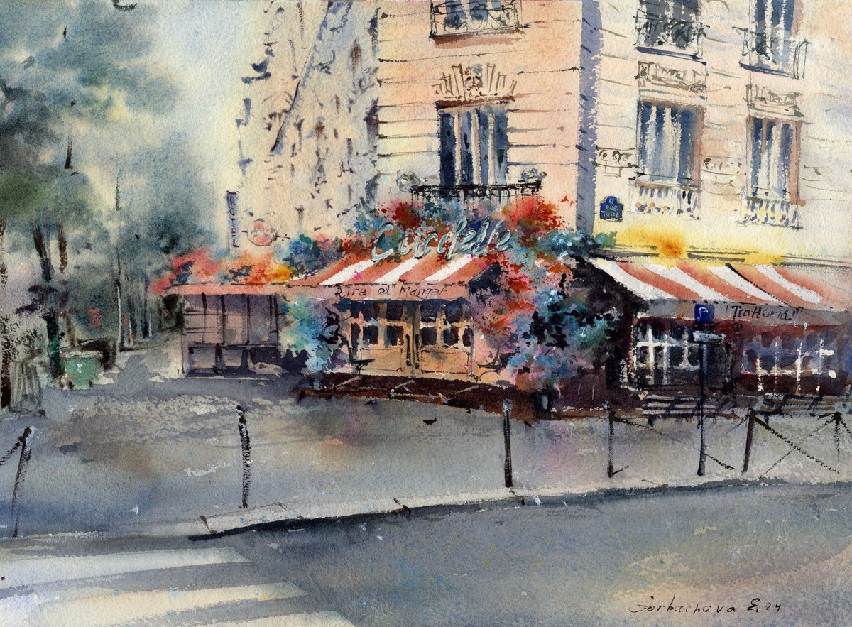 On the streets of Paris #3 by Eugenia Gorbacheva