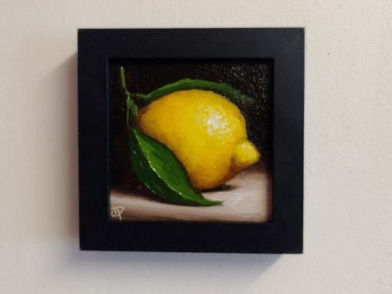 Little lemon still life