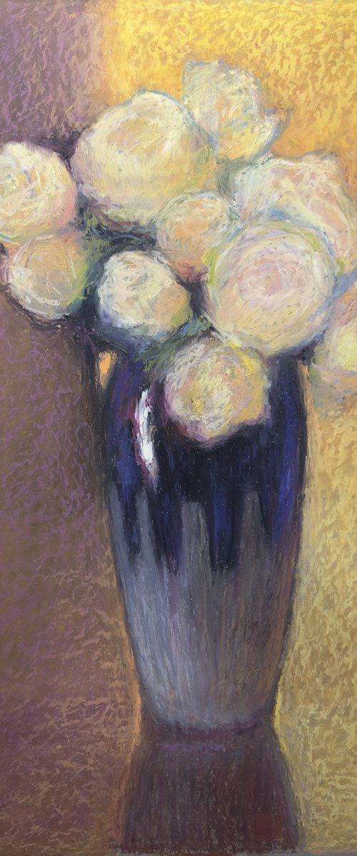 Blue Vase by Nataliia Zaharuk