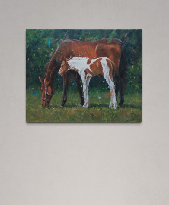 Tenderness - Horse And Foal