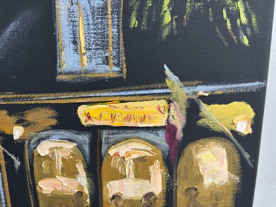 Night Glow in Dalen. PleinAir