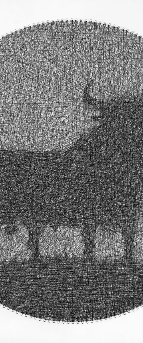 Taurus String Art / Bull Silhouette by Andrey Saharov