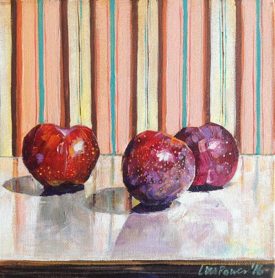 Three plums