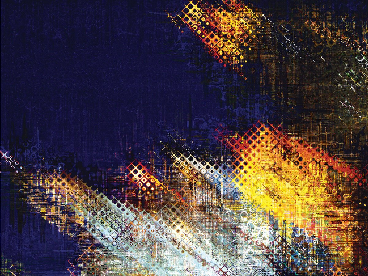 Abstract Cityscapes Print By Javier Diaz, 80 X 60, Ciudades Abstractas Vi/Xl Large Original Artwork, Original Artwork