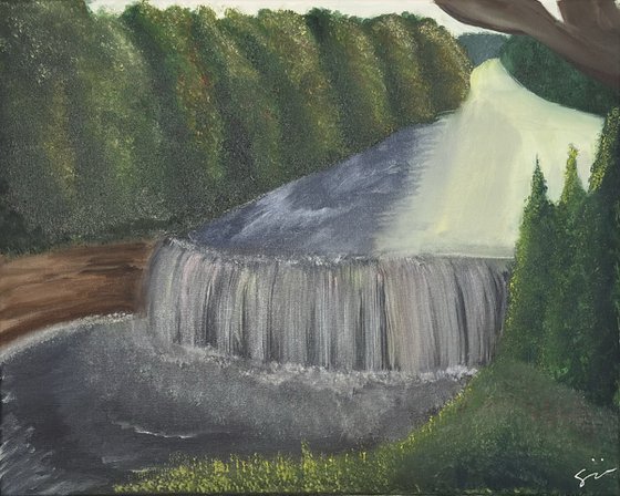 Sunlit Cascade