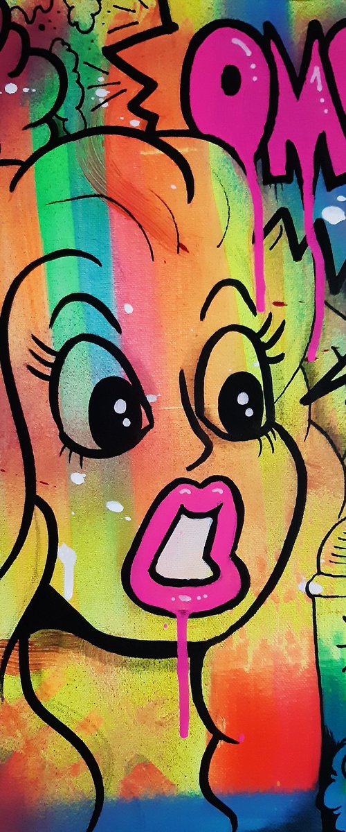 OMG spraycan by Ross Hendrick